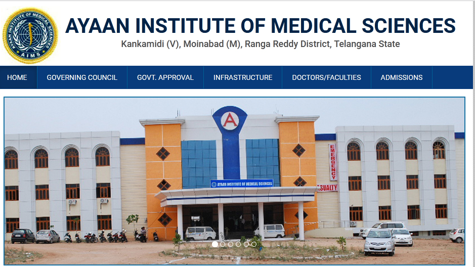 Ayaan Institute of Medical Sciences, Teaching Hospital & Research Centre, Kanaka Mamidi, R.R. Dist