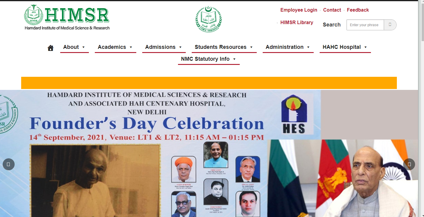Hamdard Institute of Medical Sciences &amp; Research, New Delhi
