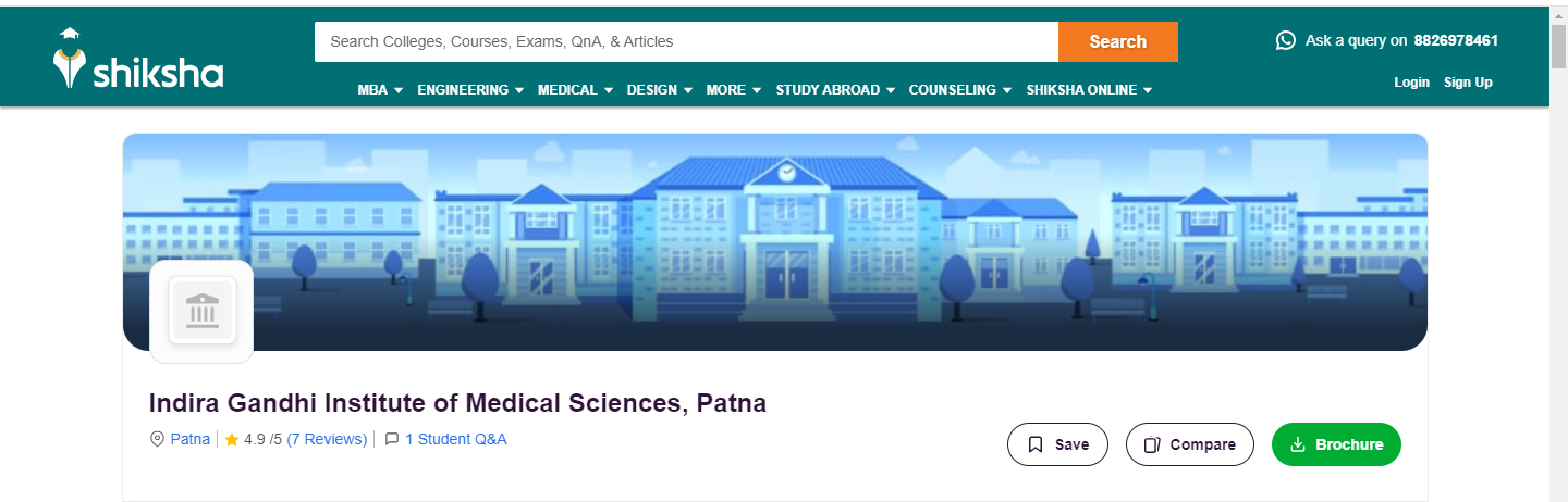 Indira Gandhi Institute of Medical Sciences,Sheikhpura, Patna  