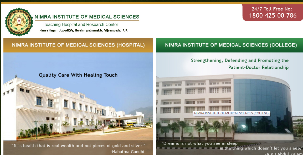 Nimra Institute of Medical Sciences, Krishna